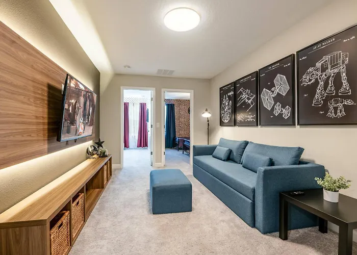 8005 Elegant Villa 5 Min To Disney Magic Orlando